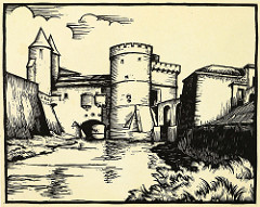 Porte des Allemands - Illustration tirée de "Les Dernières portes de la place de Metz" par Jean Thiriot [Res_Mut_1072_01-1024]