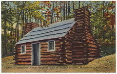 Typical Continental Army Hospital Unit at Jockey Hollow, Morristown, New Jersey