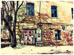 Old semiabandoned building