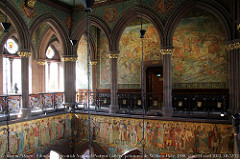 Le Jour ni l’Heure 0449 : Édimbourg, Scottish National Portrait Gallery, Sir Robert Rowan Anderson arch., 1834-1921, peintures murales, 1898-1902, par William Hole, 1846-1917, samedi 14 avril 2012, 10:52:32