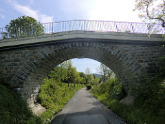 Neuer Radweg auf alter Nebenbahn