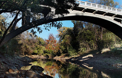 Under the Seventh Street Bridge