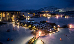 Blue Lagoon by night