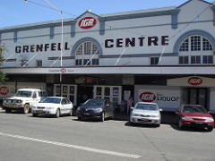 The road form Cowra to Balranald, Australia