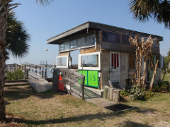 Funky Tiki Bar in Cedar Key Florida